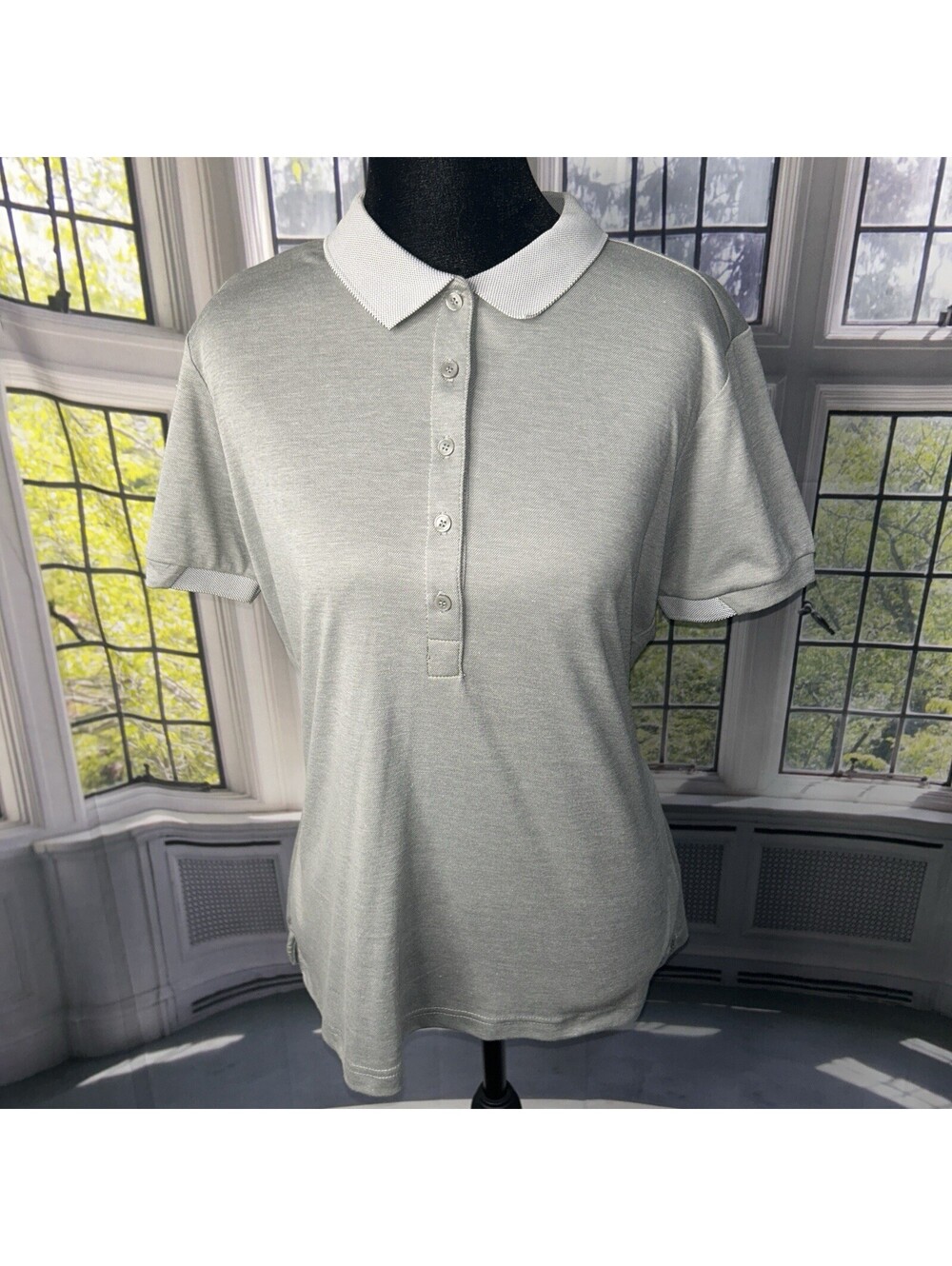 PING Women’s Summer Polo – Ash Marl Gray | Size 10 (US)